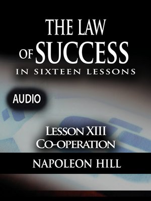 cover image of Law of Success - Lesson XIII